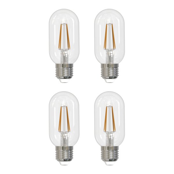 Bulbrite 40-Watt Equivalent Dimmable T14 Vintage Edison LED Light Bulb with Medium (E26) Base, 3000K, 4PK 862703
